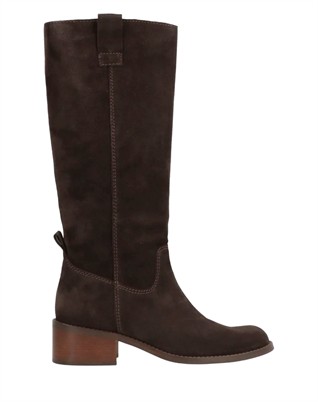 Martina Long Stiefel - Noir Cacao